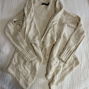 The Limited Cozy Cream Cable Knit Sweater